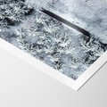 Plakat bez ramy 30x40 - Ujęcie Zimowej Szosy - zima, śnieg