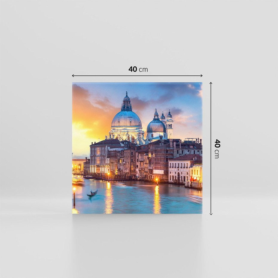 Obraz na płótnie 40x40 - Wenecja: miasto zakochanych - Wenecja, Włochy