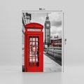 Obraz na płótnie 50x70 - Budka w Londynie - Londyn, budka