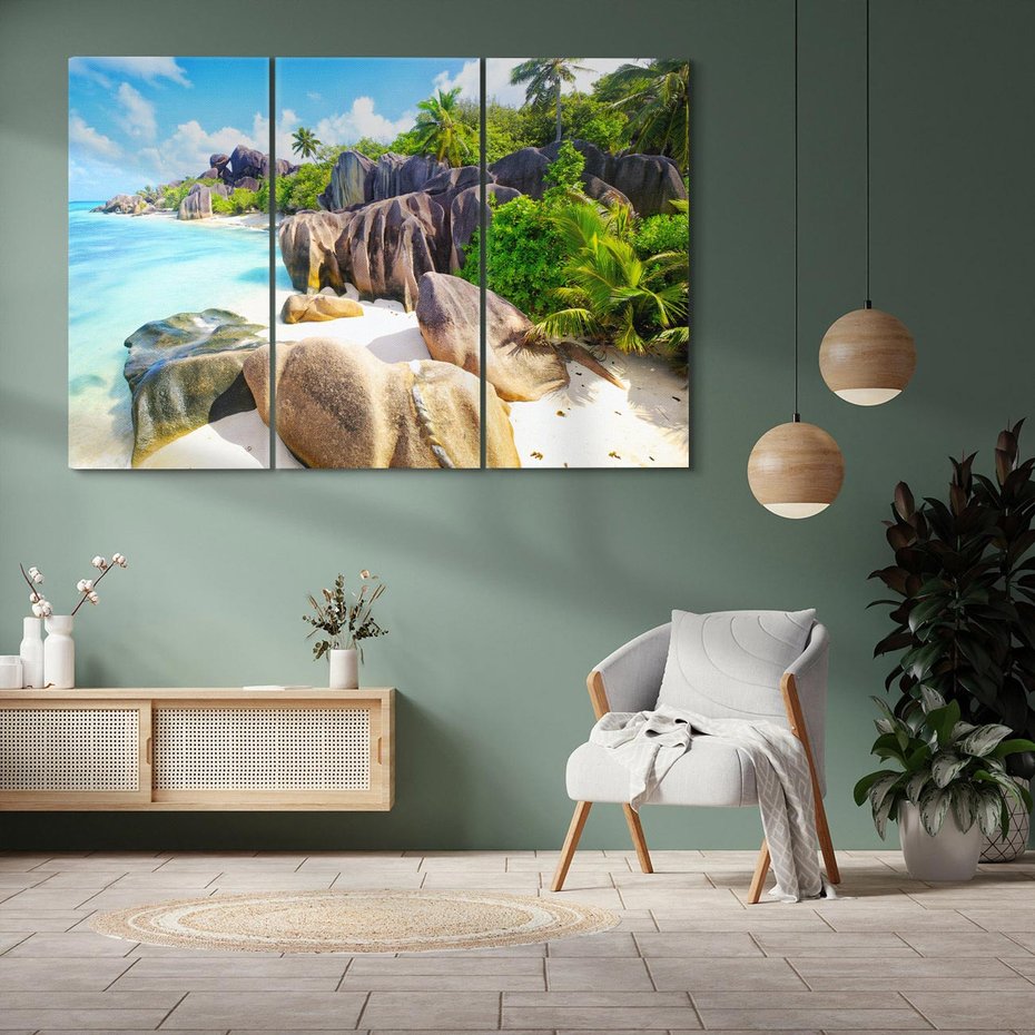 Obraz na płótnie 120x80 - Spotkanie z morzem - plaża, morze