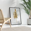 Plakat bez ramy 30x40 - Ponadczasowy Urok - złote, liście