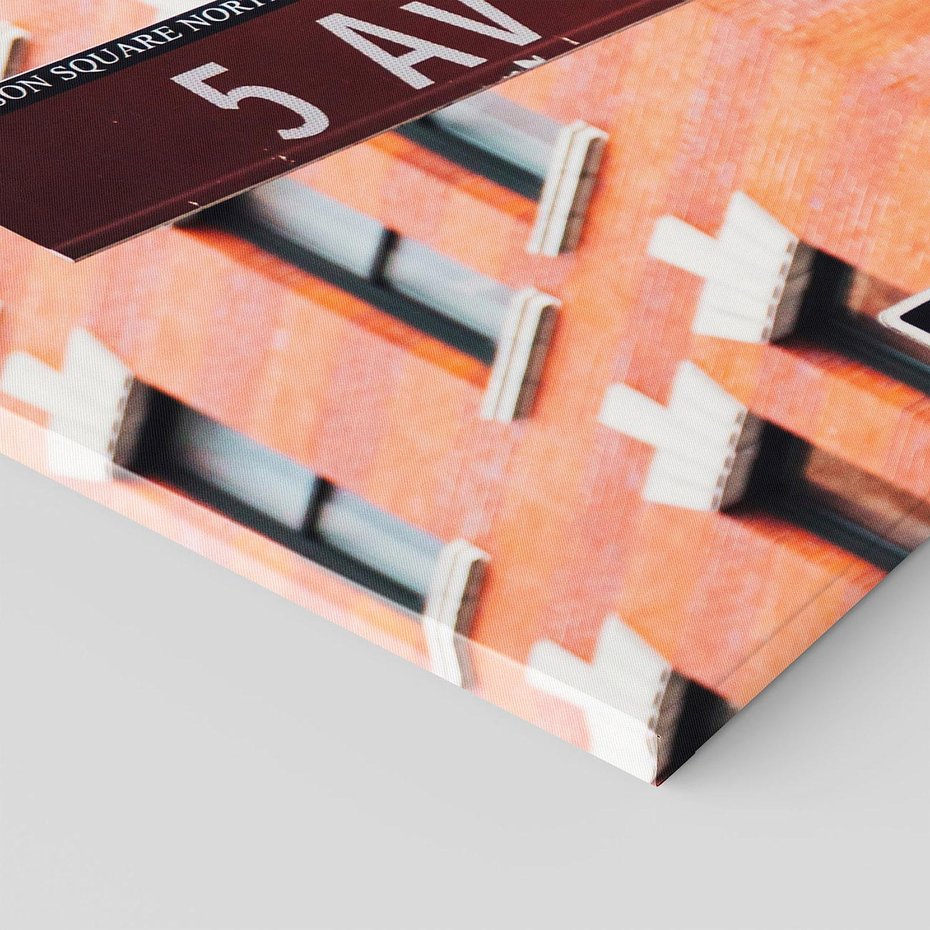 Obraz na płótnie 70x50 - Namiastka wielkiego miasta - Nowy Jork, drogowskaz