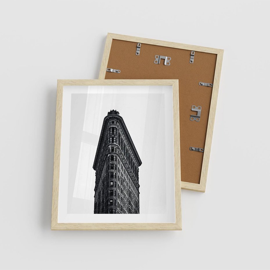 Plakat w ramie 40x50 - Majestatyczna Architektura - architektura, majestatyczny budynek - rama drewno