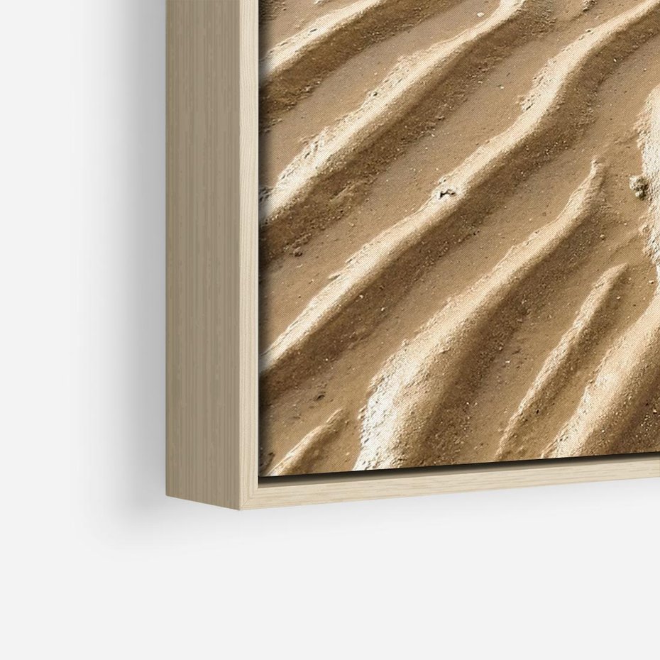 Obraz w ramie 70x50 - Piasek i Nieskończoność - pustynia, piasek - rama drewno
