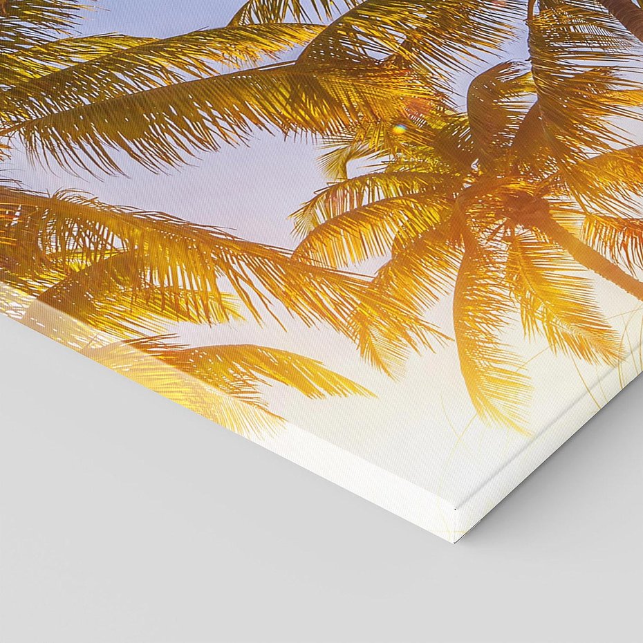 Obraz na płótnie 140x70 - Rajskie palmy w tropikalnym raju - palmy, tropiki