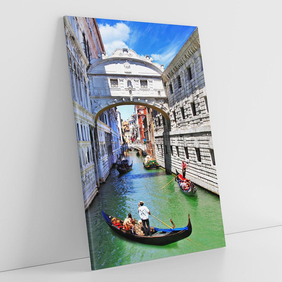 Obraz na płótnie 50x70 - Romantyczna gondola w Wenecji - Wenecja, gondola