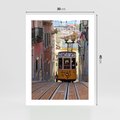 Plakat bez ramy 30x40 - Lizbońskie tramwaje - podróż w czasie - Lizbona, tramwaj