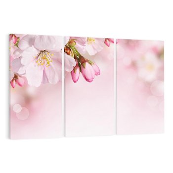 Obraz na płótnie 120x80 - Kwitnąca wiśnia: delikatność natury - kwitnąca, wiśnia