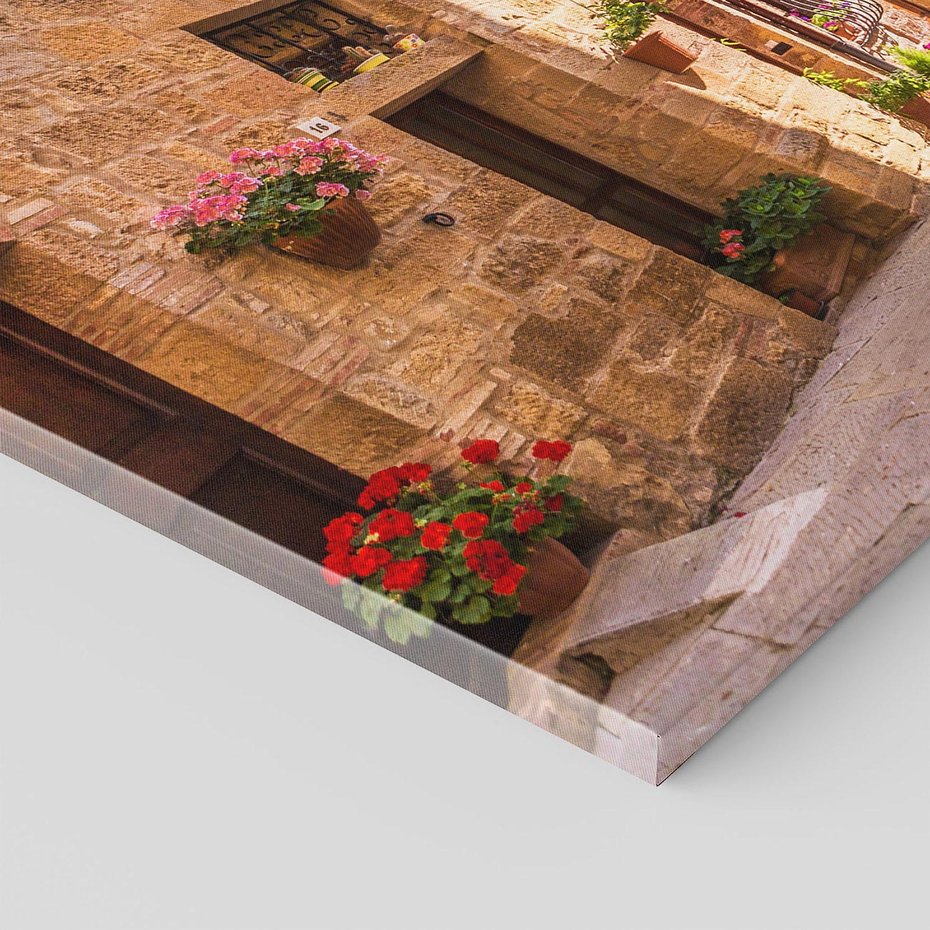 Obraz na płótnie 100x70 - Malownicze zakątki miasta - uliczka, miasto