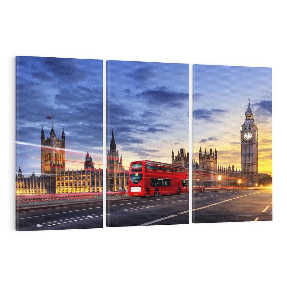 Obraz na płótnie 120x80 - Big Ben - ikona Londynu - Londyn, Big Ben