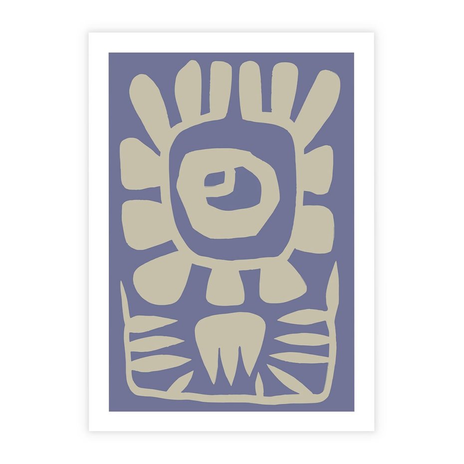 Plakat bez ramy 40x50 - Widok Abstrakcyjny - skandynawski styl, plakat