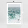 Plakat bez ramy 21x30 - Wzburzony Żywioł - morze, ocean