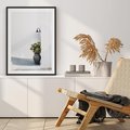 Plakat bez ramy 30x40 - Błękitne wybrzeże - Santorini, Grecja