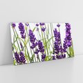 Obraz na płótnie 120x60 - Fioletowa harmonia lawendy - lawenda, fiolet