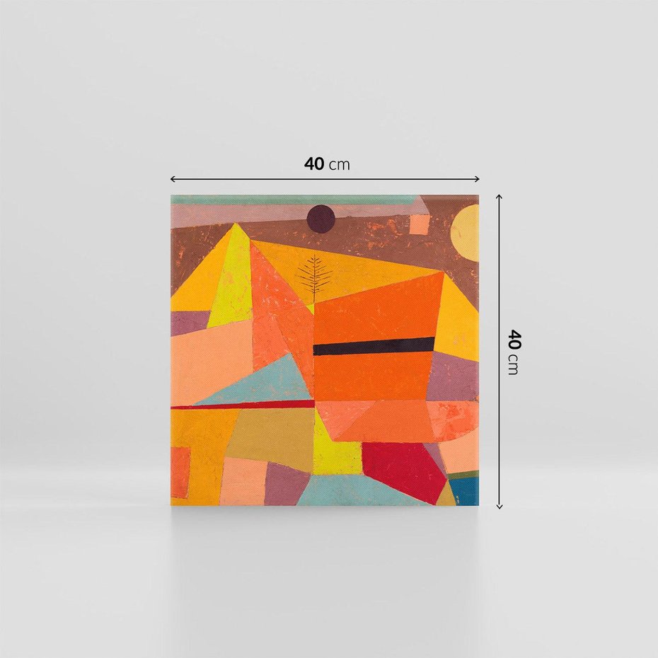 Obraz na płótnie 40x40 - Joyful Mountain Landscape 1929, Paul Klee - Reprodukcja - reprodukcja, obraz na płótnie