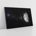 Obraz na płótnie 70x50 - spotkanie z gwiazdami - księżyc, gwiazdy