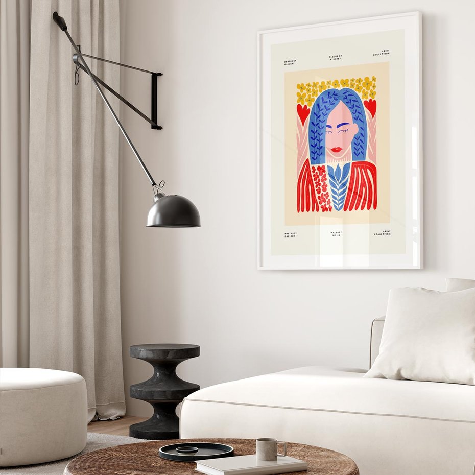 Plakat bez ramy 40x50 - Impulsy Czasu - kobieca sztuka, abstrakcja