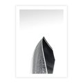 Plakat bez ramy 40x50 - Czarno-Biały Wieżowiec - architektura, wieżowiec