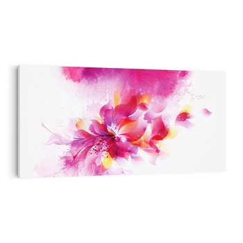 Obraz na płótnie 120x60 - Kwiaty abstrakcji - abstrakcja, kwiaty