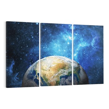 Obraz na płótnie 120x80 - Kosmiczne Horyzonty - Ziemia, kosmos