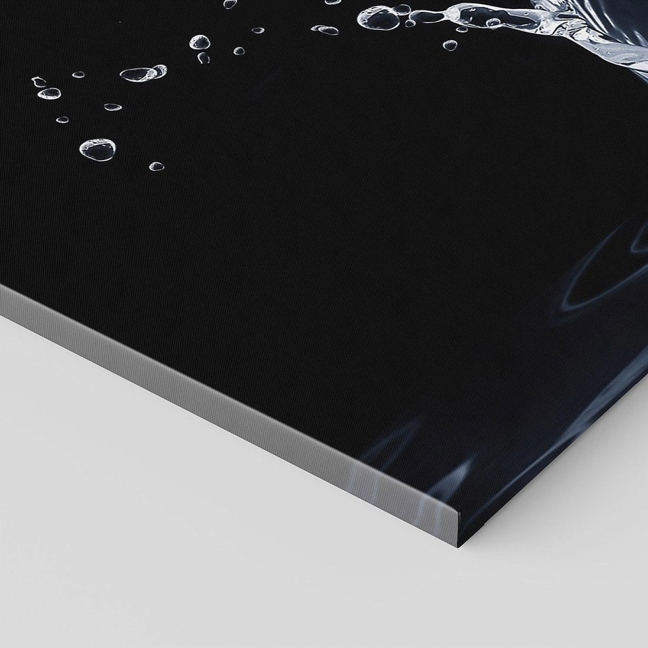 Obraz na płótnie 100x50 - Świeżość truskawek wodą okryta - truskawka, woda