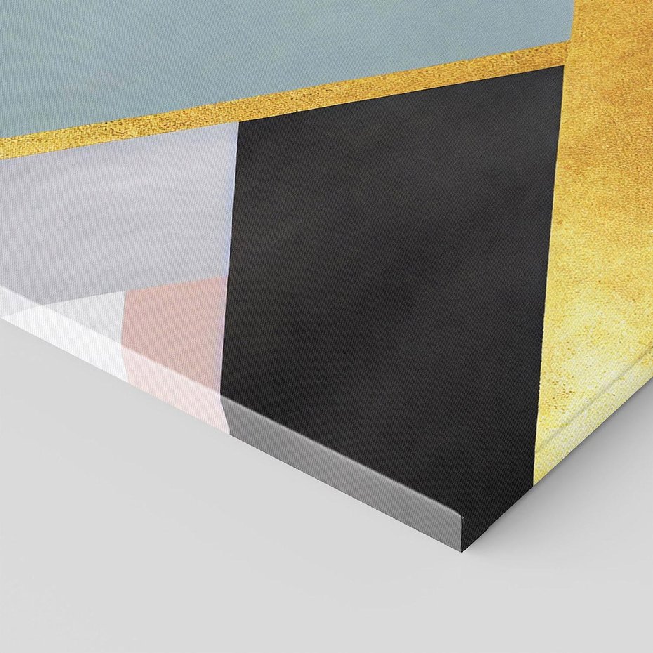 Obraz na płótnie 70x50 - Geometryczne Elementy - geometryczne kształty, elementy złota