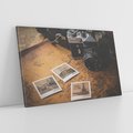 Obraz na płótnie 70x50 - Retro Aparat Zdjęciowy - retro, aparat
