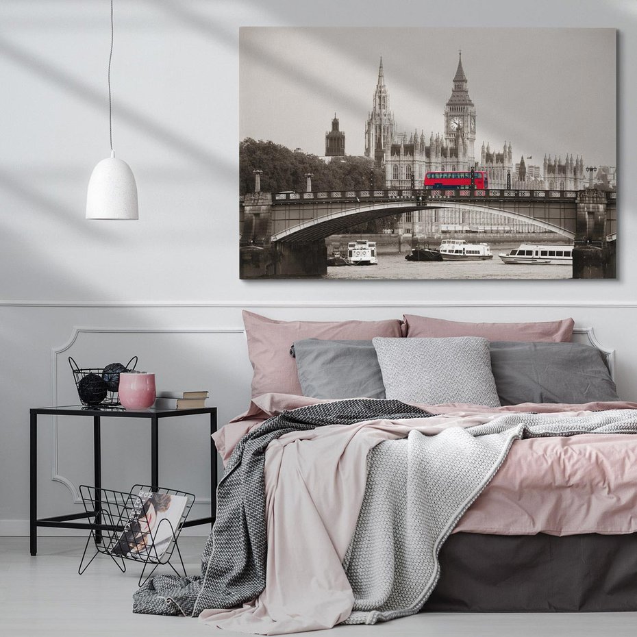 Obraz na płótnie 120x80 - Ikona Londynu - Most - most, Londyn