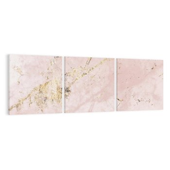 Obraz na płótnie 120x40 - Piękno w Szczegółach - marmur, złoto