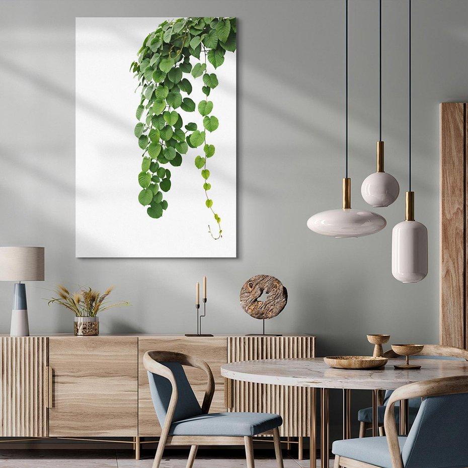 Obraz na płótnie 80x120 - Świeżość Natury - liście, zielone