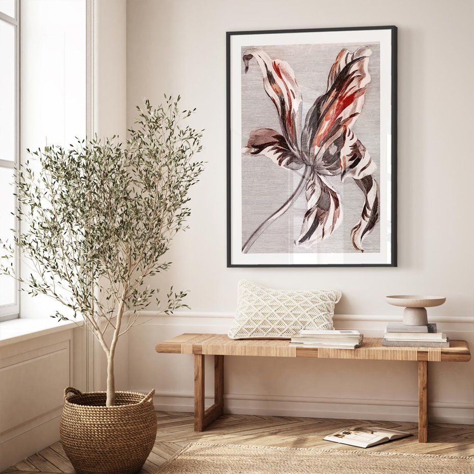 Plakat bez ramy 21x30 - Graficzna Elegancja - nowoczesna sztuka, grafika