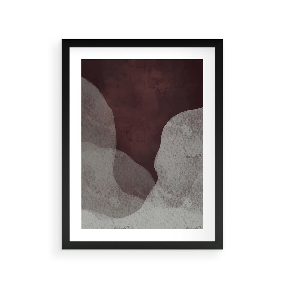 Plakat w ramie 30x40 - Zaklęte Zaburzenia - mroczny plakat, nowoczesne wnętrza - rama czarna