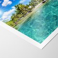 Plakat bez ramy 30x40 - Rajskie wakacje na plaży - plaża, wakacje