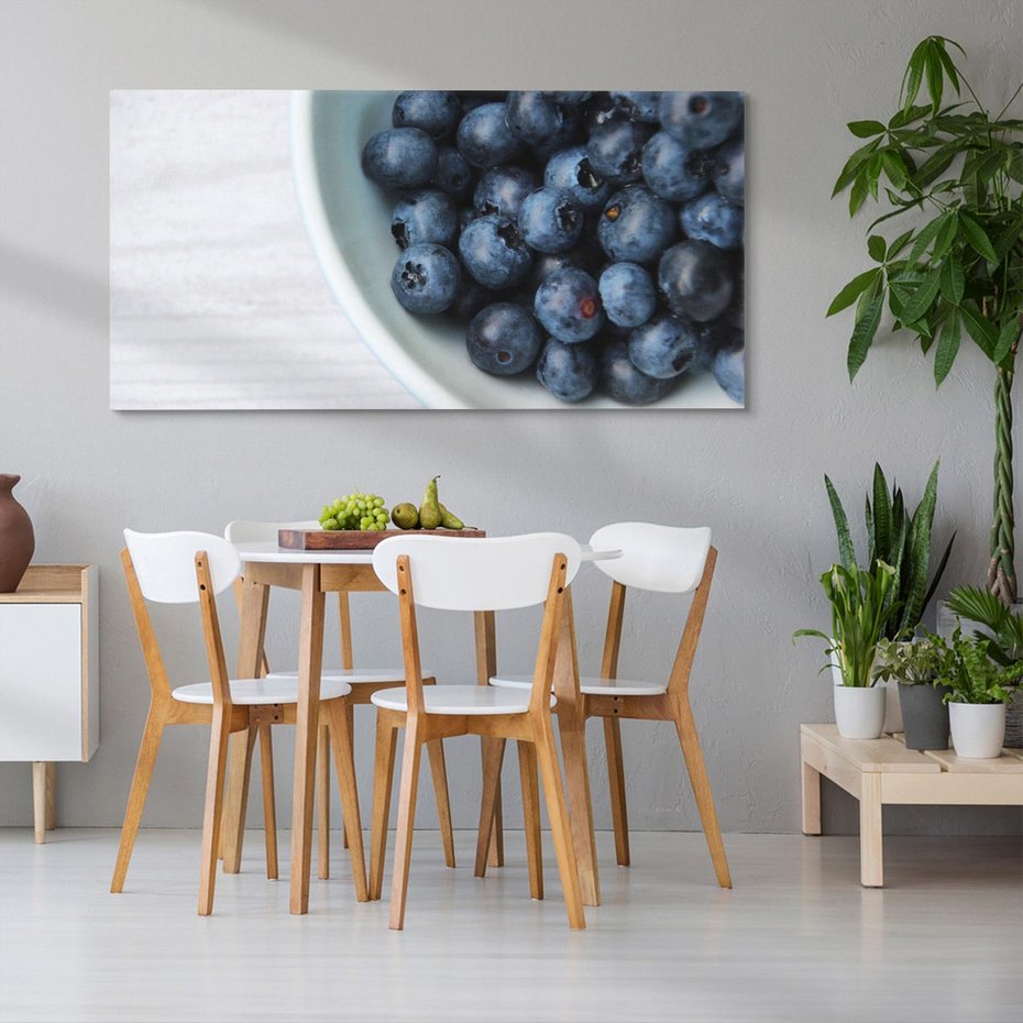 Obraz na płótnie 120x60 - Borówki Leśna Harmonia - borówki, owoce