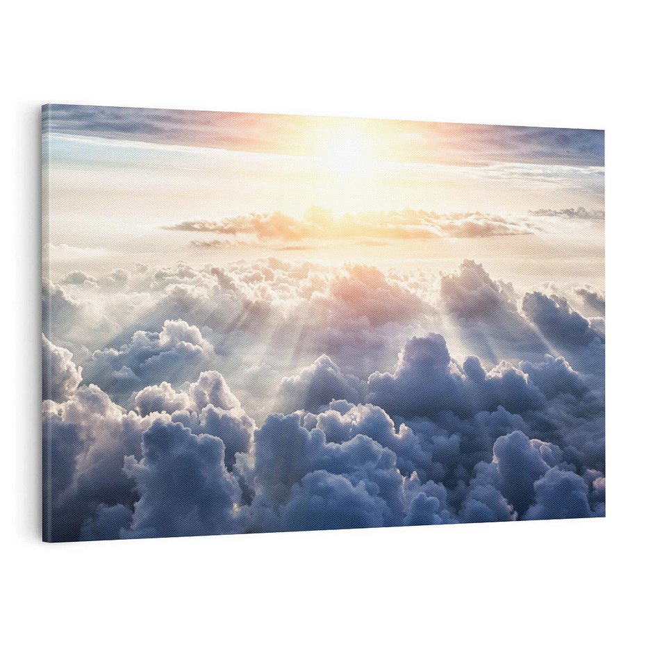 Obraz na płótnie 120x80 - Inspirujące widoki - niebo, słońce