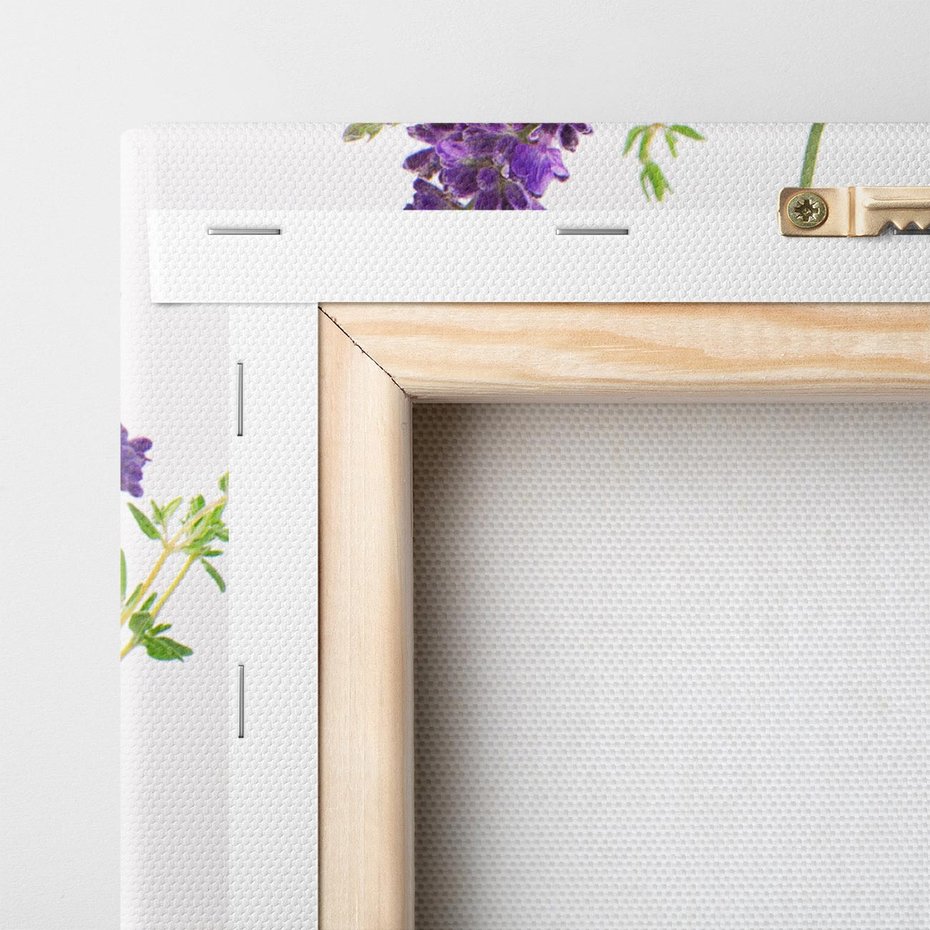 Obraz na płótnie 80x120 - Kwiaty i zioła w restauracji - kwiaty, zioła