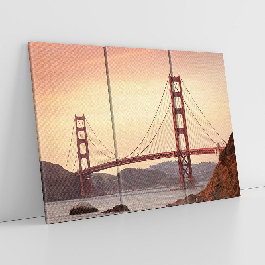 Obraz na płótnie 120x80 - Golden Gate most USA - Golden Gate, most