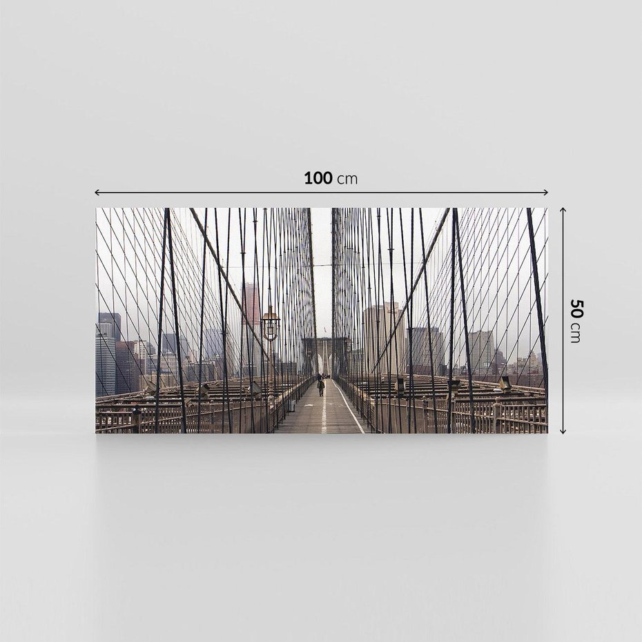 Obraz na płótnie 100x50 - Nowoczesna Linia - most, nowoczesna