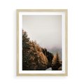 Plakat w ramie 50x70 - Kolorowa Jesień w Górskim Lesie - las, jesień - rama drewno
