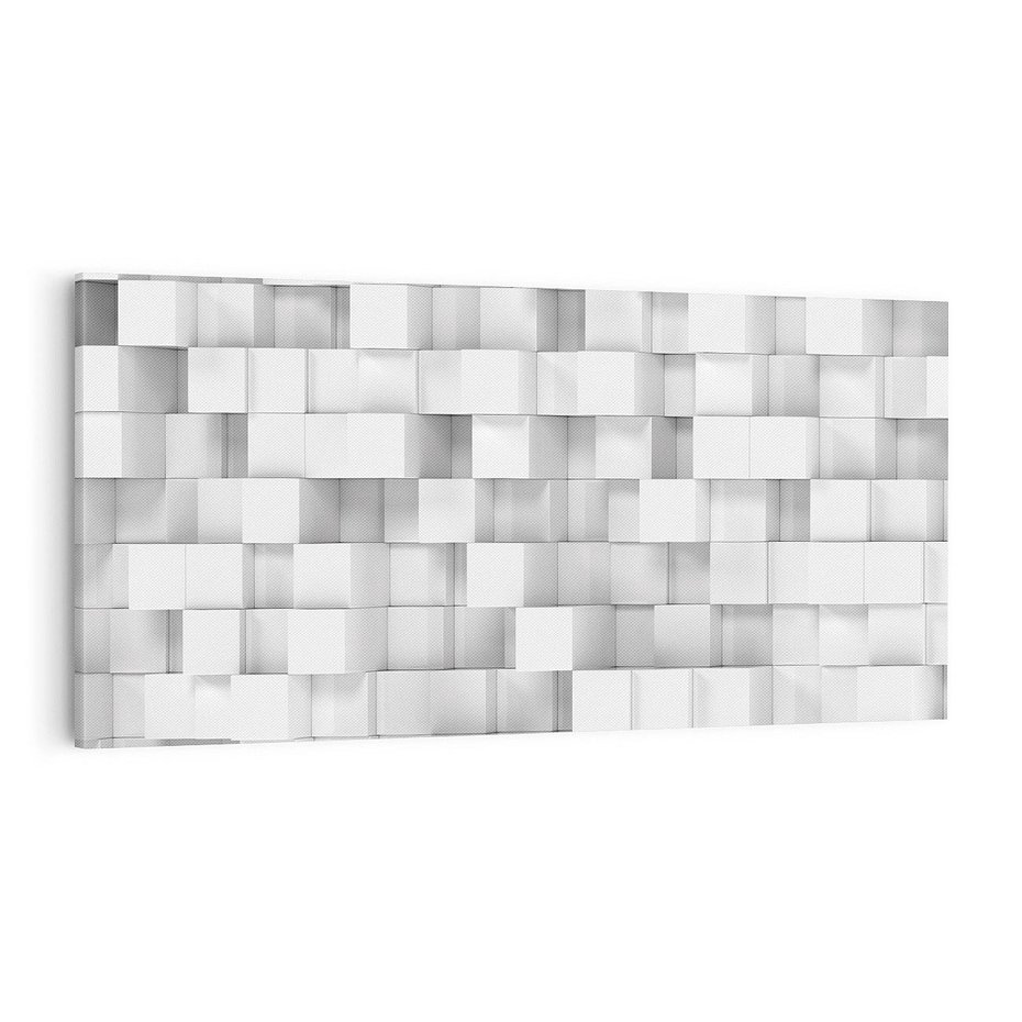 Obraz na płótnie 100x50 - Gra form i kolorów - 3D, abstrakcja