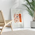 Plakat bez ramy 30x40 - Pastelowa Siła Miłości - miłość, love