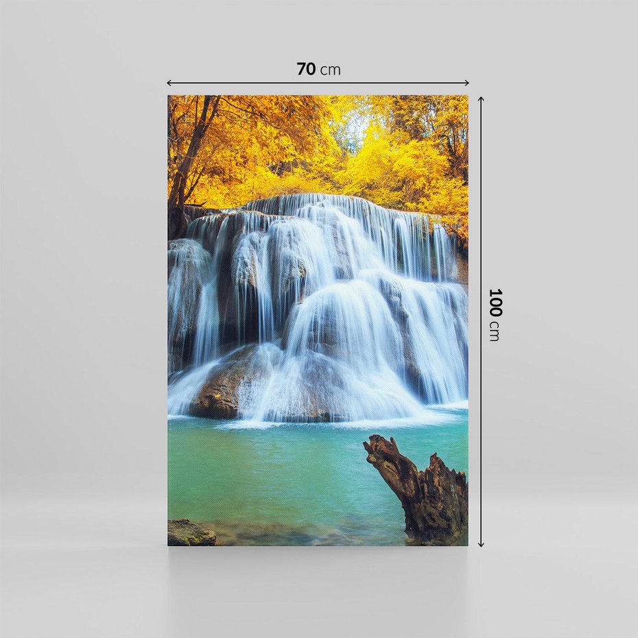 Obraz na płótnie 70x100 - Magia kolorów - jesień, las