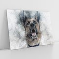 Obraz na płótnie 120x80 - Pies - wierny towarzysz - pies, sztuka