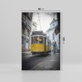 Obraz na płótnie 80x120 - Urok tramwajów Lizbony - tramwaj, Lizbona