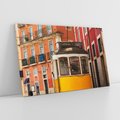 Obraz na płótnie 120x80 - Urok tramwaju w Lizbonie - Lizbona, tramwaj