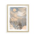 Plakat w ramie 40x50 - Światłości Taniec - akwarela, obraz - rama drewno