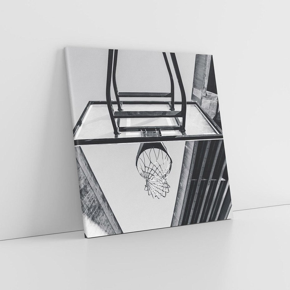 Obraz na płótnie 60x60 - Koszykówka - Radość Gry w Kosz - koszykówka, kosz