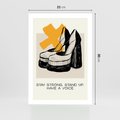 Plakat bez ramy 21x30 - Kobiece Obcasy - plakat, minimalizm