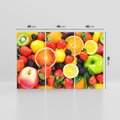 Obraz na płótnie 120x80 - soczysta symfonia smaków - owoce, jabłka