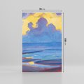 Obraz na płótnie 70x100 - "By the Sea" (1909), Piet Mondrian - Reprodukcja - reprodukcja, obraz na płótnie
